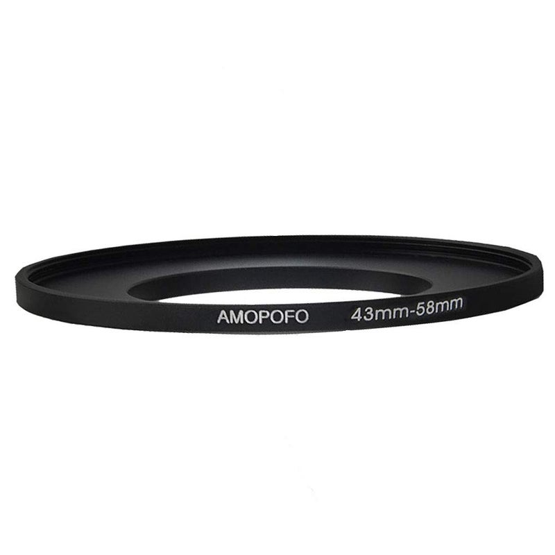 Amopofo Metal Step Up Ring Adapter 43mm to 58mm Step-Up Lens Adapter Ring for Filters, Made of CNC Machined Space Aluminum with Matte Black Electroplated Finishâ€¦ - Image 4